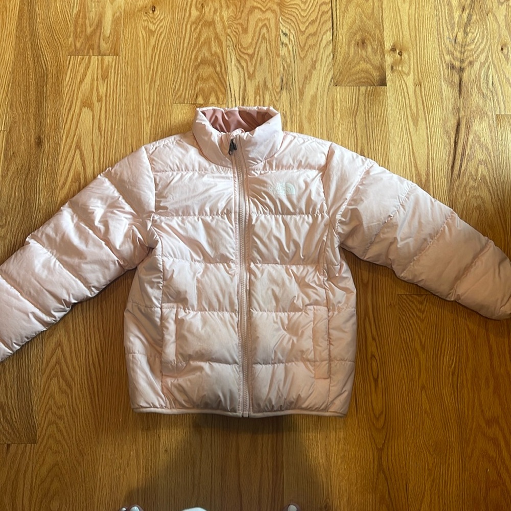 COPY - Girls reversible northface winter coat size youth s